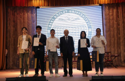 BDU-da ali məktəb tələbələri arasında III Respublika Olimpiadası qaliblərinin mükafatlandırılma mərasimi keçirilib