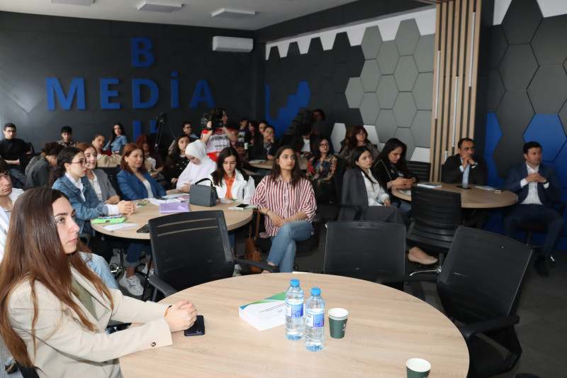 Audiovizual Şura BDU tələbələri üçün növbəti seminar təşkil edib