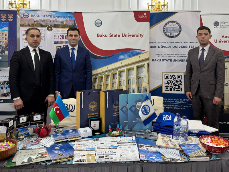 BDU Özbəkistanda “Study in Azerbaijan” təhsil sərgisində iştirak edir