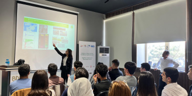 BDU tələbələri “bp Azərbaycan”ın fəaliyyət istiqamətləri barədə məlumatlandırılıb