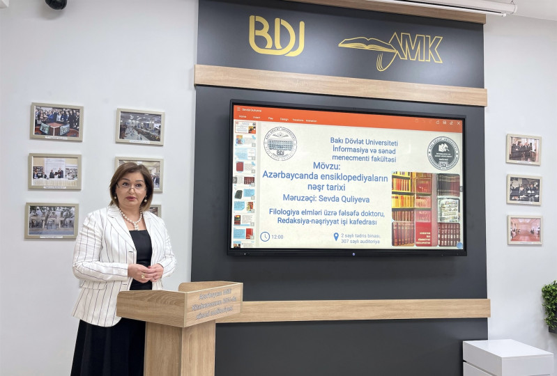 BDU-da Azərbaycanda ensiklopediyaların nəşr tarixi araşdırılıb