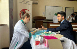 BDU tələbələri QİÇS-lə mübarizə tədbirləri haqqında məlumatlandırılıb