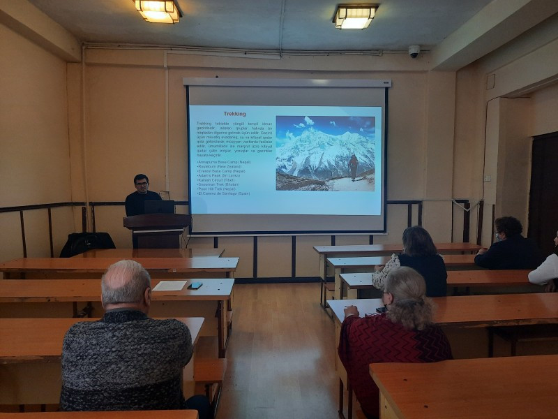 BDU-da “Açıq hava turizm fəaliyyətində beynəlxalq təcrübənin öyrənilməsi” mövzusunda elmi seminar