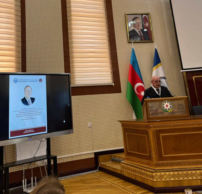 BDU-da Ümummilli Lider Heydər Əliyevin anadan olmasının 102-ci ildönümünə həsr olunmuş Respublika elmi konfransı