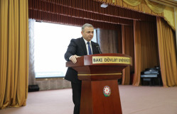 “Azərbaycan Televiziya və Radio Verilişləri” QSC-nin sədri Rövşən Məmmədov BDU tələbələri ilə görüşüb