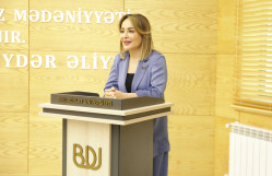 Milli Məclisin üzvü Nigar Məmmədova BDU-da "Gənclər Heydər Əliyev ideyalarının daşıyıcısıdır" mövzusunda mühazirə deyib