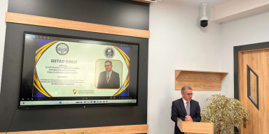 Əqli Mülkiyyət Agentliyinin kitabxanasının direktoru BDU-da ustad dərsi keçib