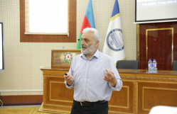 Böyük Britaniyanın Tibbi Tədqiqatlar Şurasının Hesablama Struktur Biologiyası qrupunun rəhbəri Qərib Mürşüdov BDU-da mühazirə deyib