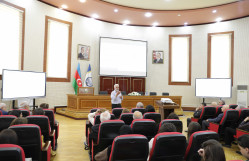 Böyük Britaniyanın Tibbi Tədqiqatlar Şurasının Hesablama Struktur Biologiyası qrupunun rəhbəri Qərib Mürşüdov BDU-da mühazirə deyib