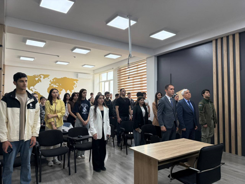 BDU-da "Gənclərin vətənpərvərlik ruhunda formalaşmasında qəhrəmanlarımızın rolu" mövzusunda tədbir