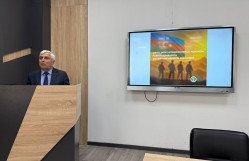 BDU-da "Gənclərin vətənpərvərlik ruhunda formalaşmasında qəhrəmanlarımızın rolu" mövzusunda tədbir