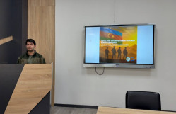 BDU-da "Gənclərin vətənpərvərlik ruhunda formalaşmasında qəhrəmanlarımızın rolu" mövzusunda tədbir