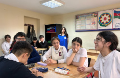 BDU-nun nəzdində “Gənc istedadlar” liseyində art-terapiya yönümlü sessiya