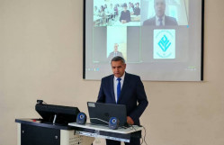 BDU-nun kafedra müdiri Naxçıvan Dövlət Universitetinin tələbələrinə ustad dərsi keçib