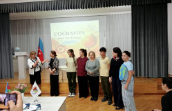 BDU-nun Coğrafiya fakültəsi 200 nömrəli məktəb-liseydə “Coğrafiya - sirli bir dünya” adlı tədbir təşkil edib