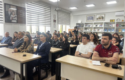 Bərpa Olunan Enerji Mənbələri Dövlət Agentliyinin direktor müavini BDU-da ustad dərsi keçib