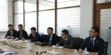 Çin Xalq Respublikasının Qlobal Enerji üzrə Qarşılıqlı Əlaqələrin İnkişafı və Əməkdaşlıq Təşkilatının nümayəndələri BDU-da