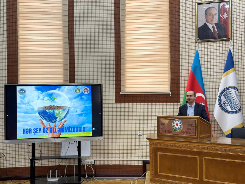 BDU tələbələri ətraf mühitin qorunması yollarını öyrənir