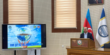 BDU tələbələri ətraf mühitin qorunması yollarını öyrənir