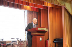 BDU-da Azərbaycan milli mətbuatının 150 illik yubileyinə həsr olunmuş Beynəlxalq konfransın əsas sessiyasının açılışı