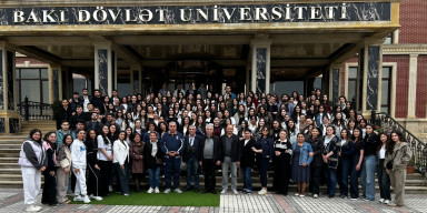 BDU-nun Biologiya fakültəsinin tələbələri Qubada çöl-tədris təcrübəsində