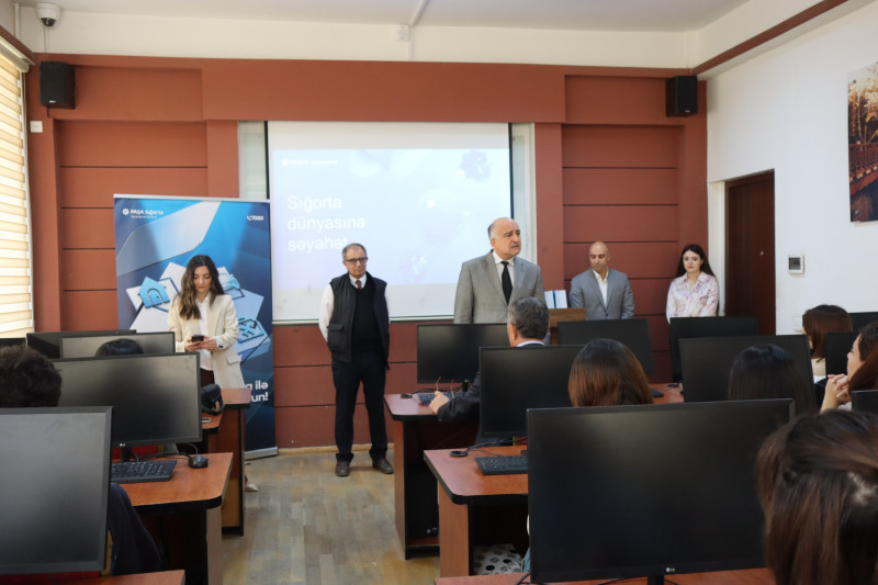 "PAŞA Sığorta" ASC BDU-nun Tətbiqi riyaziyyat və kibernetika fakültəsində infosessiya keçirib