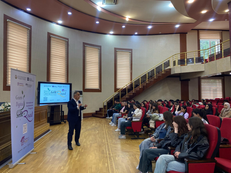 BDU-da "Yaşıl və rəqəmsal İpək Yolu" beynəlxalq startap akselerasiya proqramı üzrə infosessiya