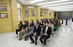 BDU-da "Heydər Əliyev mühazirələri": Milli Məclisin üzvü Sevinc Fətəliyeva ilə görüş