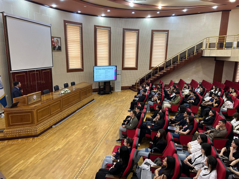 BDU-da “Dayanıqlı İnkişaf Məqsədlərinə tələbə töhfəsi” mövzusunda növbəti təlim