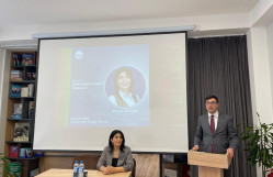 BDU-da Milli Məclisin üzvü Elnarə Akimova ilə tələbələrin görüşü keçirilib