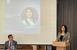 BDU-da Milli Məclisin üzvü Elnarə Akimova ilə tələbələrin görüşü keçirilib