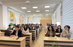 BDU-da Milli Məclisin üzvü Elnarə Akimova ilə tələbələrin görüşü keçirilib