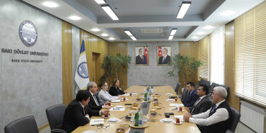 BDU-da ICESCO-nun elm və texnologiya üzrə müşaviri Məhəmməd Şərif ilə görüş