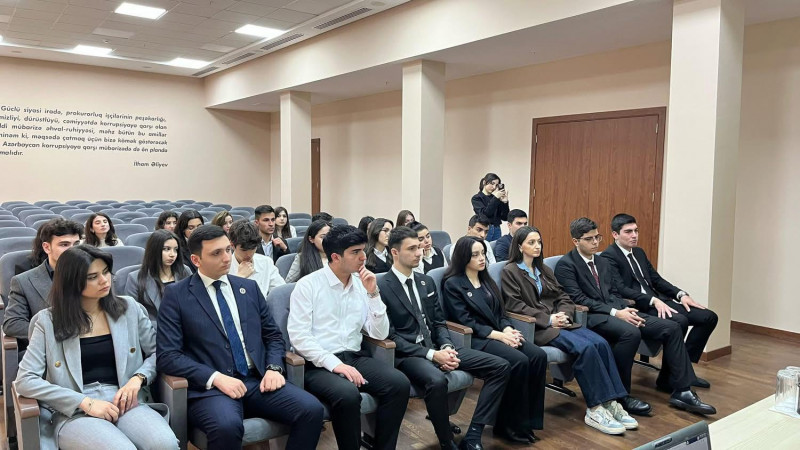 BDU-nun Hüquq fakültəsinin tələbələri üçün Baş Prokurorluğun Elm-Tədris Mərkəzində təlim