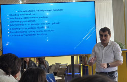 BDU-nun Psixoloji yardım sektoru “Cütlük münasibətlərində manipulyasiya” mövzusunda təlim keçirib