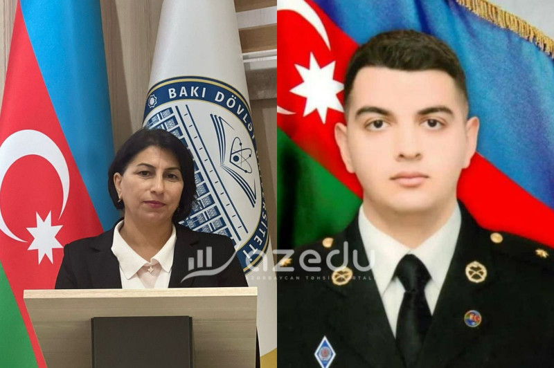 BDU-nun şəhid məzunu Erkin Hüseynovun müəllimi: “Hərbi formanı geyinəndə çox qürurlanırdı”