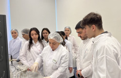 BDU-nun Ekologiya və torpaqşünaslıq fakültəsinin tələbələri Tərəvəzçilik Elmi-Tədqiqat İnstitutunda istehsalat təcrübəsində