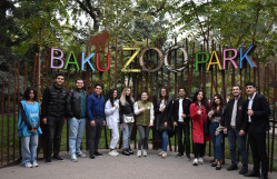 BDU tələbələrinə Bakı Zooloji Parkında mühazirə keçirilib