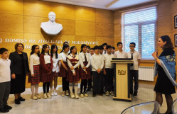 “Gənc istedadlar” liseyinin şagirdləri BDU-nu ziyarət ediblər