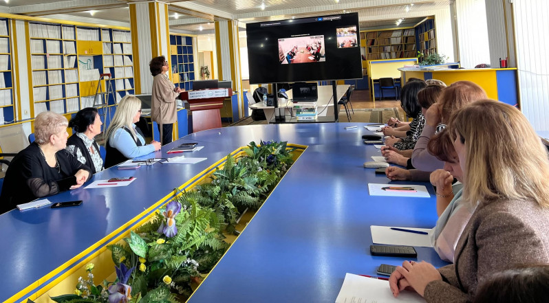 BDU və NDU Elmi kitabxanaları arasında onlayn görüş