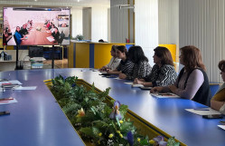 BDU və NDU Elmi kitabxanaları arasında onlayn görüş