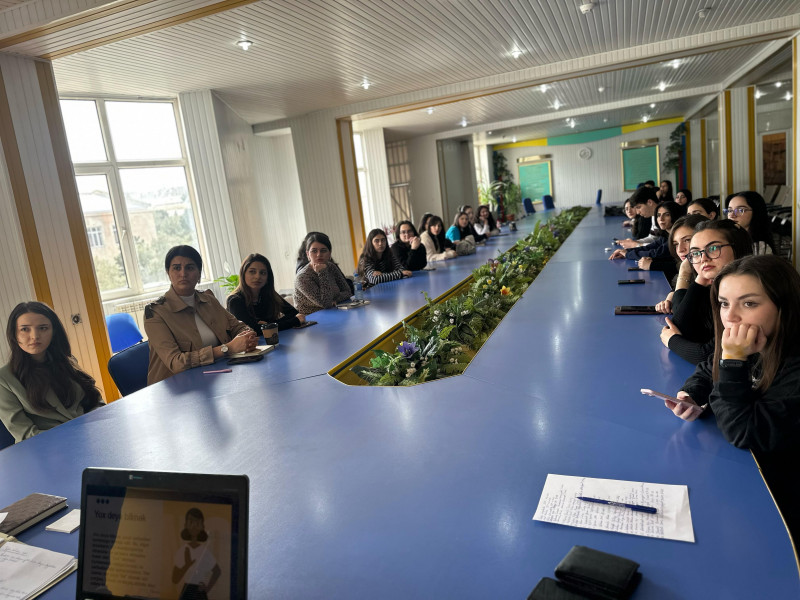 BDU-da “Sərhədlərinlə yeni sən” adlı təlim