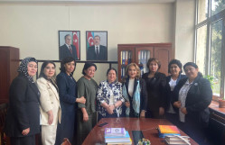 Özbəkistanın Nizami adına Daşkənd Dövlət Pedaqoji Universitetinin bir qrup alimi BDU-nun Filologiya fakültəsinin qonağı olub