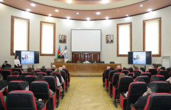 Akademik Akif Əlizadə BDU-da ustad dərsi keçib