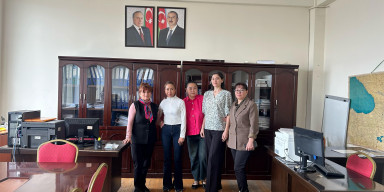 Qazaxıstanın Ş. Yessenov adına Xəzər Dövlət Texnologiyalar və Mühəndislik Universitetinin alimləri BDU-nun Tarix fakültəsində