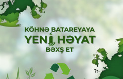 BDU könüllülərinin yaşıl təşəbbüsü: “Köhnə batareyaya yeni həyat bəxş et!”