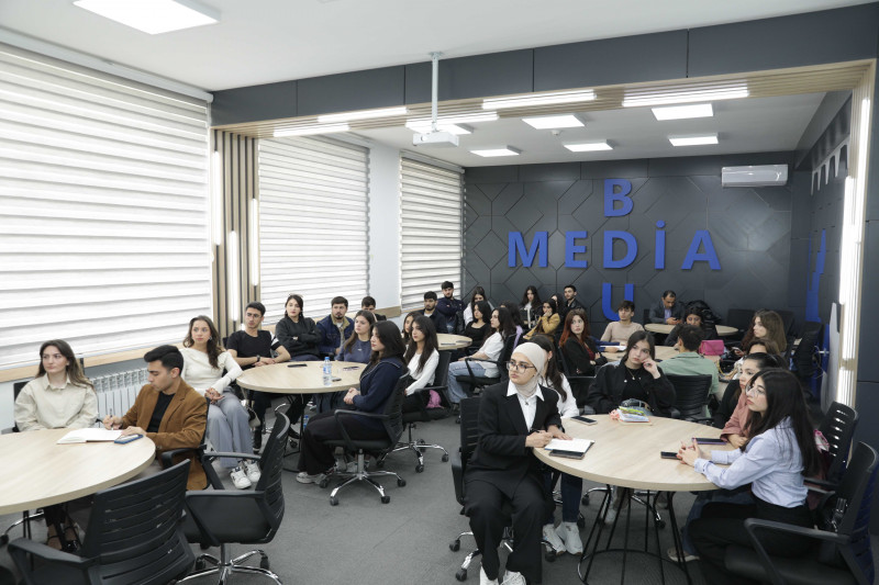 BDU-da MEDİA və Məhkəmə Hüquq Şurasının birgə təşkilatçılığı ilə ustad dərsi