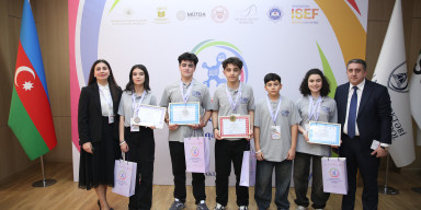 BDU-nun "Gənc istedadlar" liseyinin şagirdləri "Sabahın alimləri” XIV Respublika müsabiqəsinin qalibidirlər