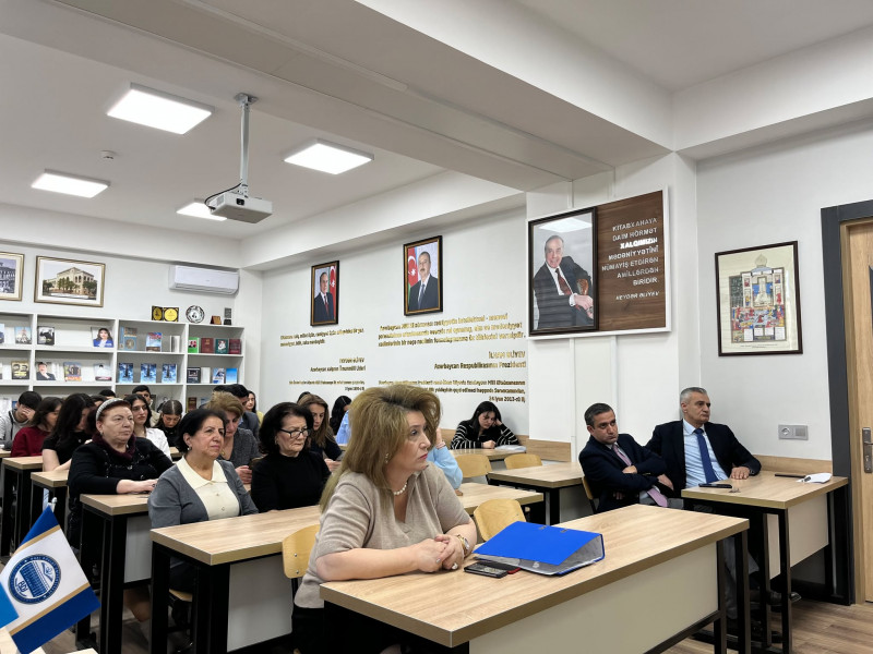 “Respublika Dövlət Elmi Tibb Kitabxanasının fəaliyyət istiqamətləri” - BDU-da elmi seminar