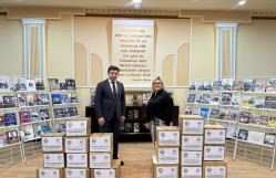 BDU-dan Qars Qafqaz Universitetinin nəzdindəki Heydər Əliyev Təhsil Mərkəzinə və İğdır Azərbaycan Evinə kitab hədiyyəsi